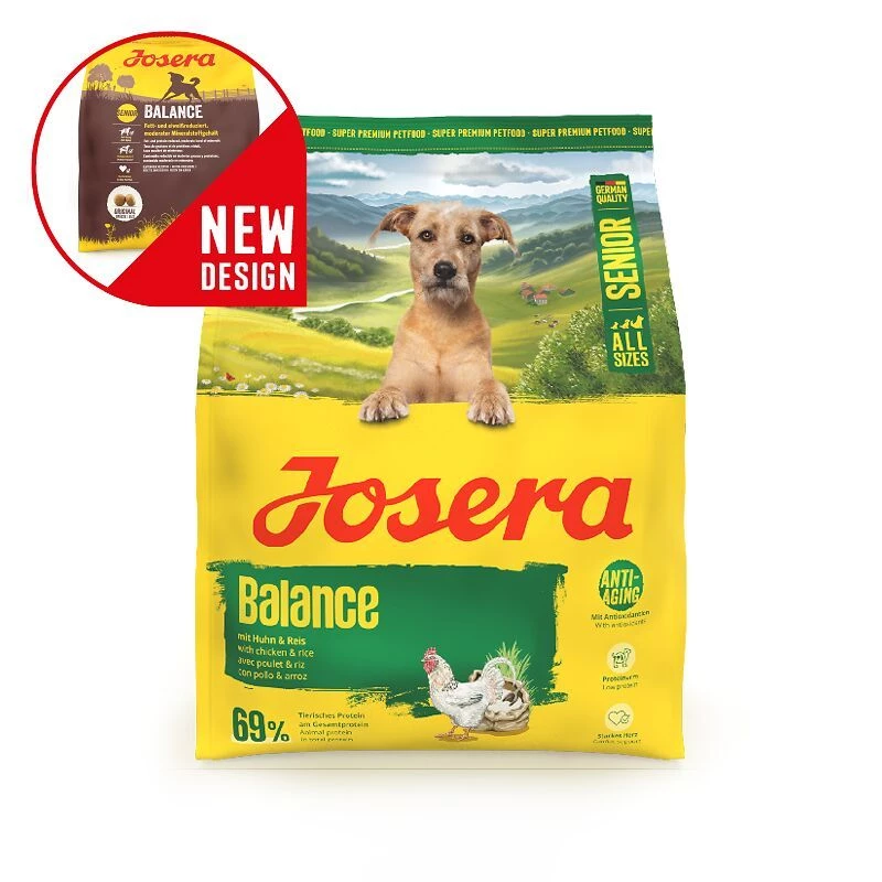 Dry dog food JOSERA Senior Balance 3 kg — complete nutrition for senior dogs