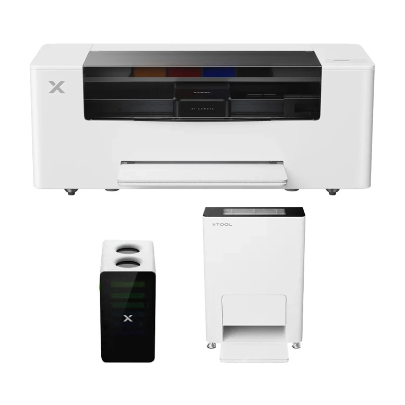 Apparel printer xTool XAP-AIO all-in-one kit with high-resolution printing and fast print speed