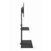 Floor TV stand GEMBIRD TVS-55T-02 for 32–55 inch TVs, steel, height 600 mm, VESA 100x100–400x400, max load 35 kg