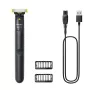 Foil shaver and trimmer Philips OneBlade QP1424/10 — charcoal, battery-powered, 30 min runtime, beard combs