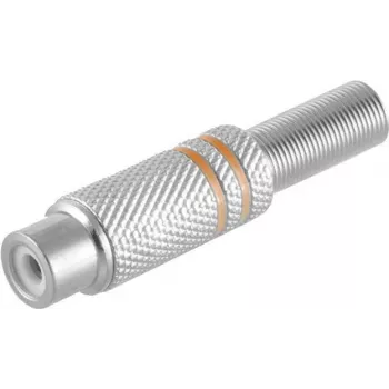 ShiverPeaks S/CONN Cinch connector metal 6 mm, yellow (model 52001-Y)