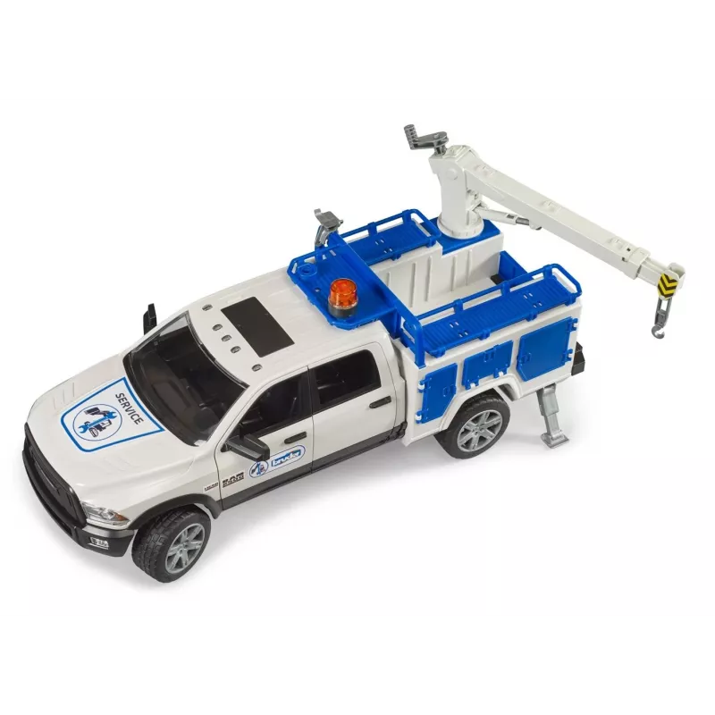Auto Dodge RAM 2500 Service With Rotating Light Rooster BRUDER 02509