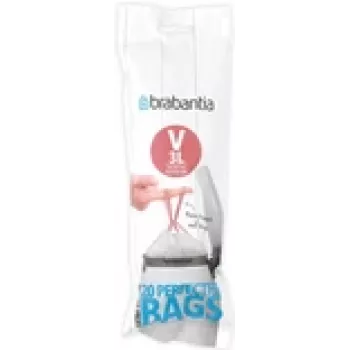 Trash Bag Brabantia 116582 3 L White 20 pcs