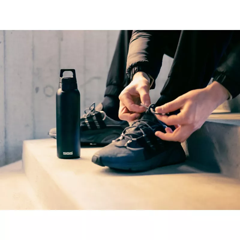 Vacuum Flask SIGG 8998.10 0.55L Black Stainless Steel