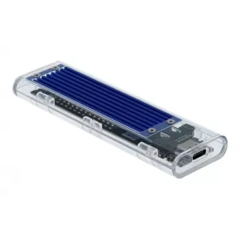 SSD enclosure DeLOCK 42620 External Enclosure for M.2 NVME PCIe SSD with USB Type-C female transparent