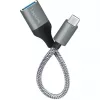 LogiLink USB 3.2 Gen1 Type-C adapter C/M to USB-A/F OTG aluminum 0.15 m