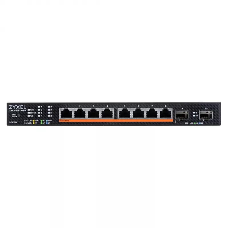 Zyxel XMG1915-10EP Managed L2 2.5G Ethernet (100/1000/2500) Power over Ethernet (PoE)