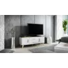 Cama RTV stand LOTTA 140cm white + sonoma oak