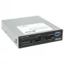 Akasa AK-ICR-27 card reader USB 3.2 Gen 1 (3.1 Gen 1) Internal Black, Grey