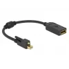 DisplayPort cable DeLOCK 62638 Mini DisplayPort 0.25 m Black