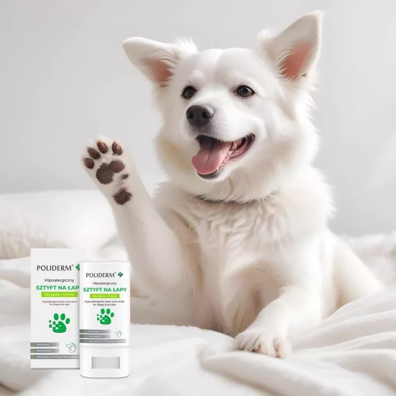 Paw care balm JM Sante POLIDERM hypoallergenic 14.5 g — paw protection for dogs and cats