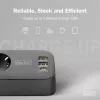 Power strip DIGITUS 3-way with 2×USB-A & 1×USB-C, 3 AC outlets Type E/F, 1.5 m cable, black