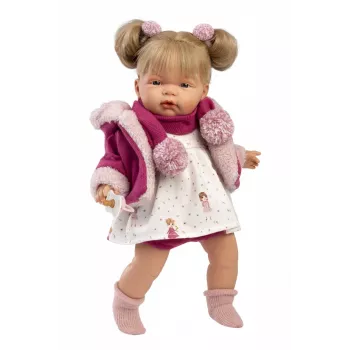 Doll Joelle 38 cm by Llorens — crying baby doll with realistic features and soft body