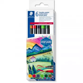 Colored pencils set Staedtler Design Journey Around the World Europa Set 3001 C6-1