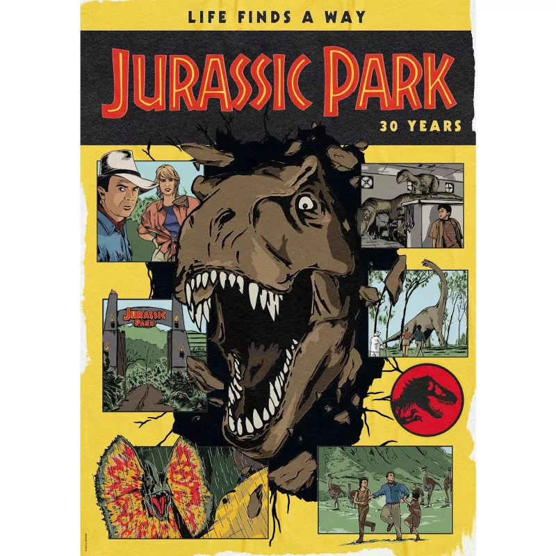 Jigsaw Puzzle schmidt spiele Puzzle Jurassic Park 30 Years of Jurassic Park 1000 pieces