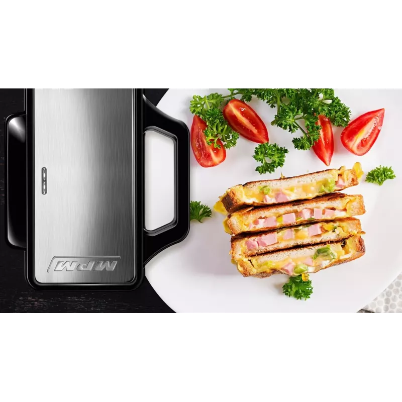 Sandwich maker MPM MOP-45M, non-stick plates, capacity 2 slices