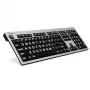 Keyboard Logickeyboard LKB-LPRNTWB-AJPU Office USB French Black Silver