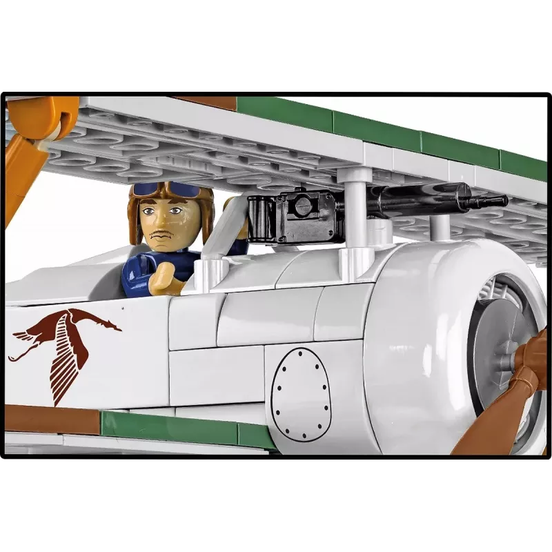 Construction Set Cobi Blocks Nieuport 17 C.1 277 pcs — Model Aircraft Kit, Collectible Brick Set