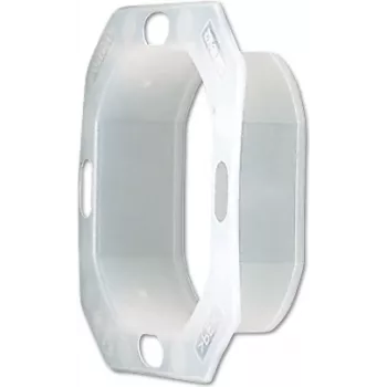 Wall-mounted JUNG 551 WU IP44 white weatherproof switch/socket cover