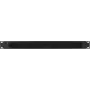 Cable management panel LOGON RAO200BL Black Metal 48.3 cm