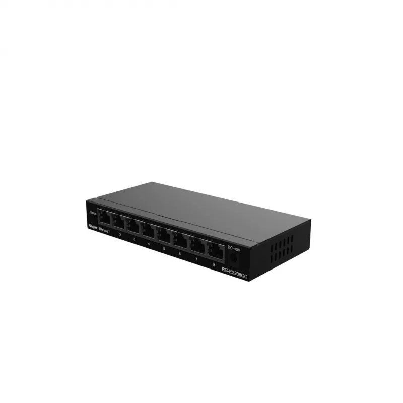 Managed Switch Ruijie Networks RG-ES208GC L2 Gigabit Ethernet 8 Ports