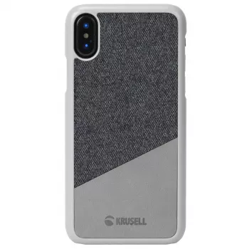Cover Krusell Tanum iPhone XS Max 16.5 cm Grey