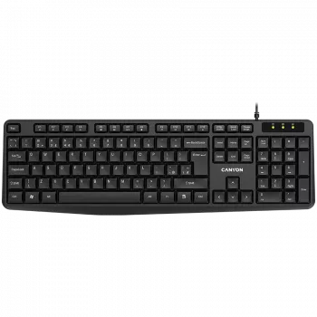 Wired Keyboard CANYON KB-1 UK layout Black