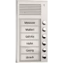 Wall-mounted door station PAK06-EN Audio 6 buttons 1-r. AP silver (PAK06-EN)
