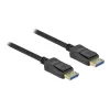 Delock - DisplayPort-Cable - DisplayPort (M) to DisplayPort (M) - DisplayPort 2,0 - 1,0m - Supports 10K 60 Hz (10,240 x 4320) - Black (80261)