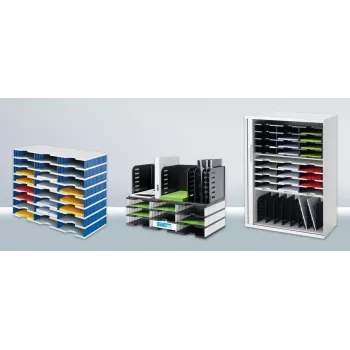 styrodoc trio document filing box polystyrene Black - White (268-0303.09)
