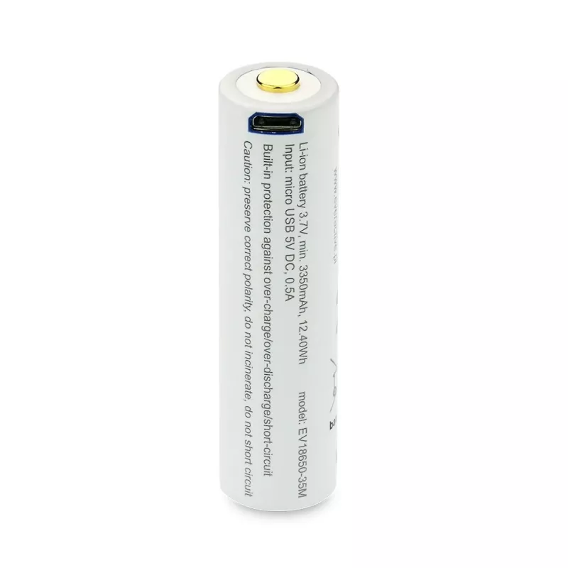 18650 Li-Ion 3.7V everActive 3500mAh battery (1 pc) micro-USB with protection