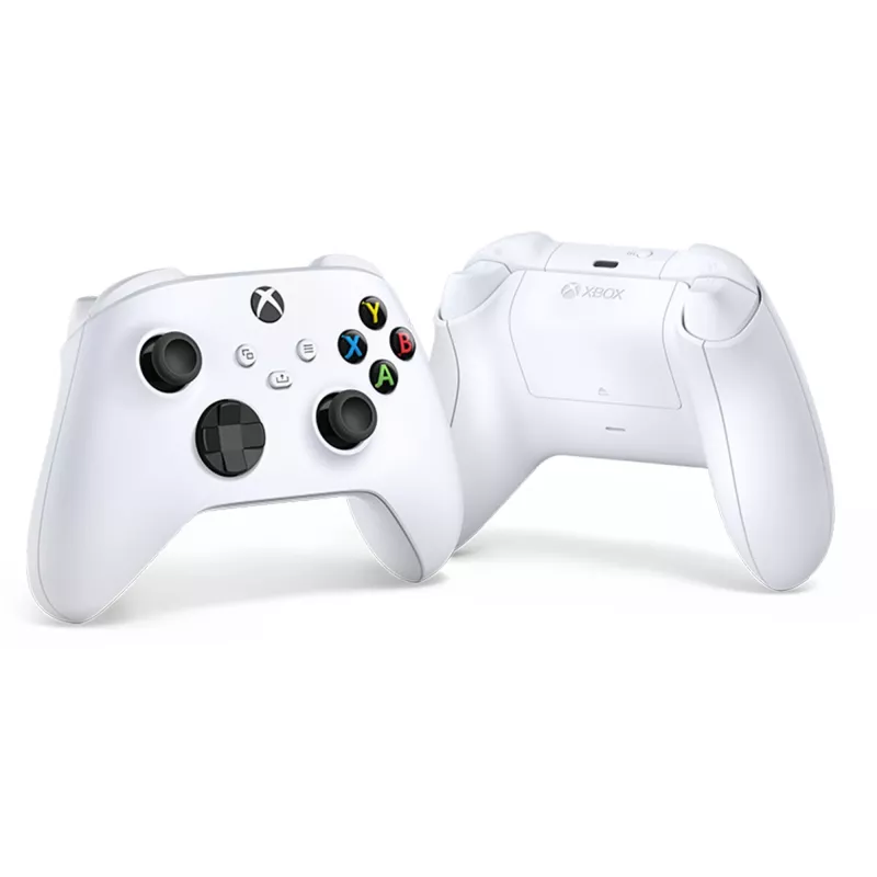 Microsoft Xbox Wireless Controller - Game Pad - Wireless - Bluetooth - Robot White - for PC, Microsoft Xbox One, Android, Microsoft Xbox Series S, Microsoft Xbox Series X