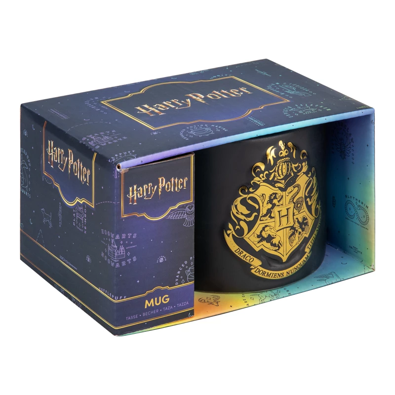 Ceramic mug Paladone Hogwarts Crest Embossed mug – embossed Hogwarts crest design, standard 330–400 ml capacity