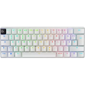 Logitech G PRO X 60 Keyboard Gaming USB RF Wireless Bluetooth QWERTZ German White