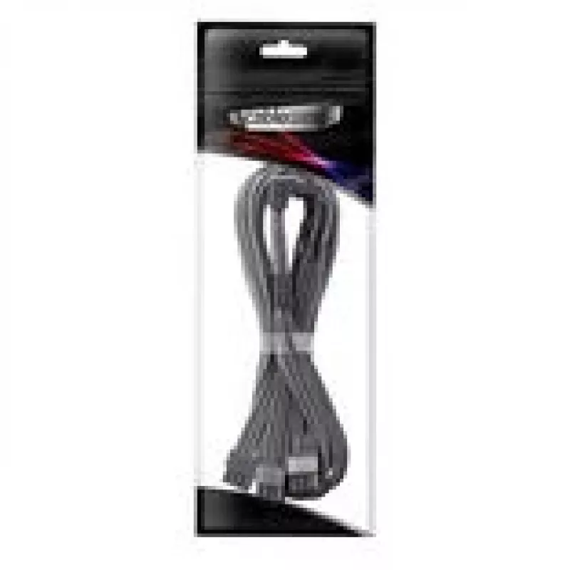 CableMod C-Series Pro Connection Cable - Variant B, 16-Pin to 3x8-Pin PCIe, carbon