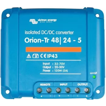 DC-DC Converter Victron Energy Orion-Tr 48/24-5A 120W — 48V input to 24.2V output, 5A