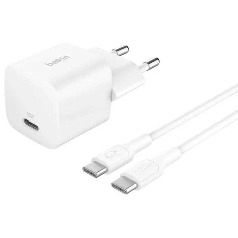 Power adapter Belkin BoostCharge WCA012KQ1MWH-B6 25W PD 3.1 PPS USB-C