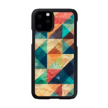 Smartphone case iKins for iPhone 11 Pro — mosaic black protective cover