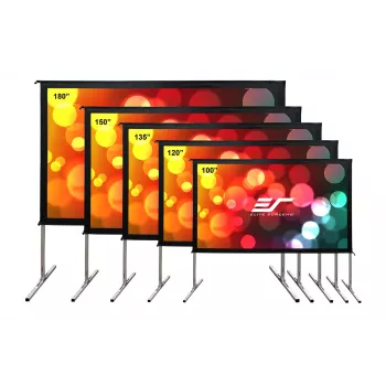 Elite Screens | Yard Master 2 Mobile Outdoor screen WV-Dual | OMS100H2-DUAL | Diagonal 100 inch | 16:9 | Viewable screen width (W) 222 cm