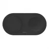 Belkin WIZ021VFBK - 2-in-1 wireless charging pad with Qi2 technology 15 W, black