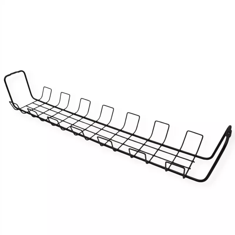 ROTRONIC-SECOMP Roline - Kabel - Organizer - Gitter - unter Tisch montierbar - Schwarz (Packung mit 2)