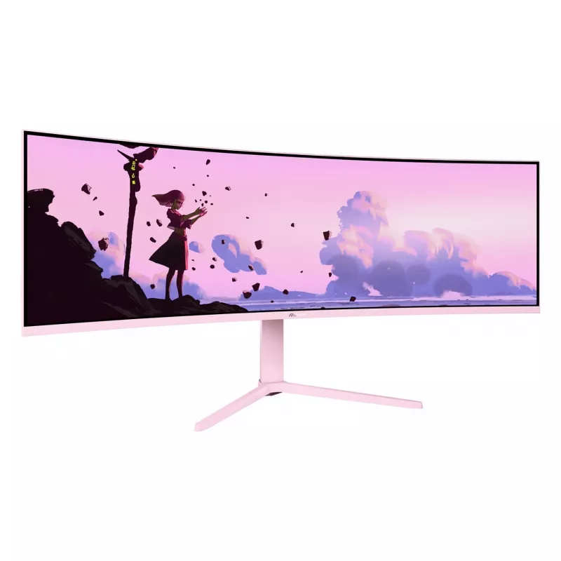Curved monitor Arozzi Nova 49” (124.5 cm) Dual QHD 5120×1440 LED VA 32:9 4 ms Pink