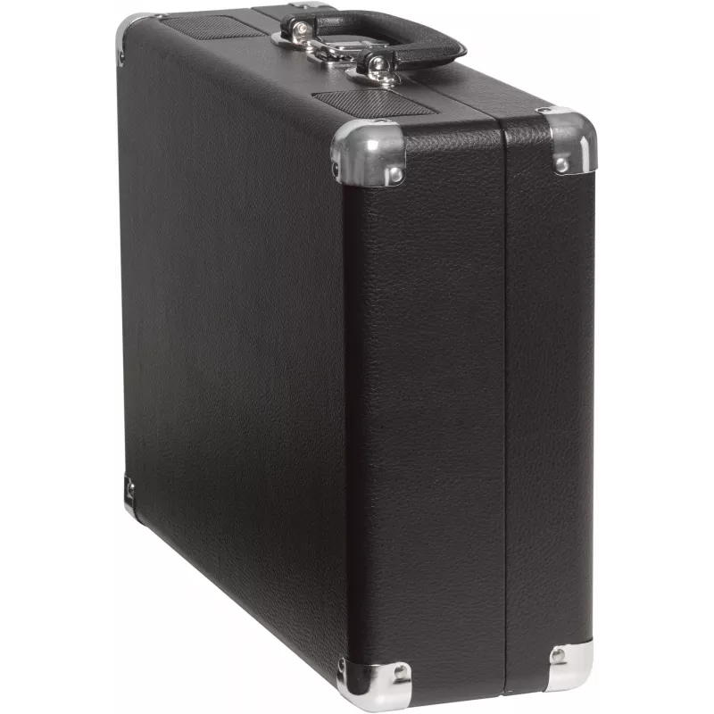 Denver VPL-120BLACK belt-drive USB turntable with built-in speakers