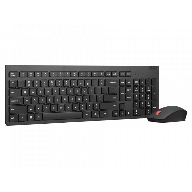Lenovo Keyboard and Mouse Wireless Black