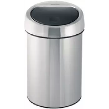 Touch Bin BRABANTIA 3 L Matte Steel Fingerprint Proof, Model 37 86 45