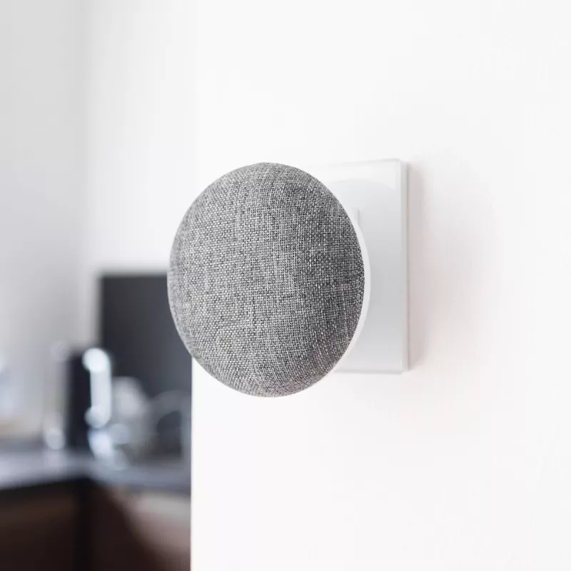 Doorbell chime Hombli Doorbell Chime 2 by Avanca International BV — wireless 433.92 MHz, AC 110–240V, Type C plug, grey/white