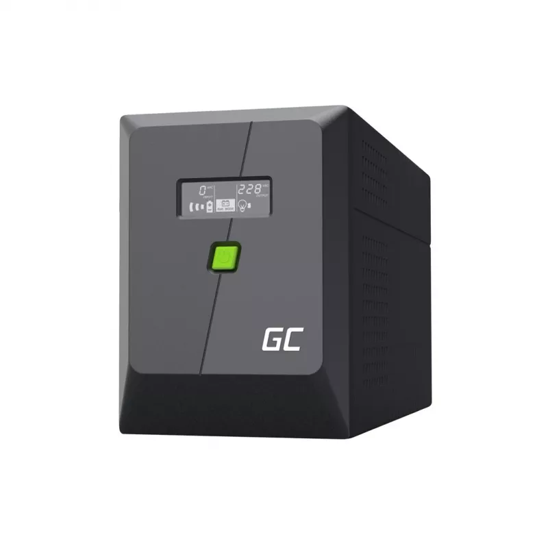 Uninterruptible Power Supply Green Cell UPSLP1400 2 kVA 1400 W 4 AC outlets, 2×12 V 9 Ah batteries