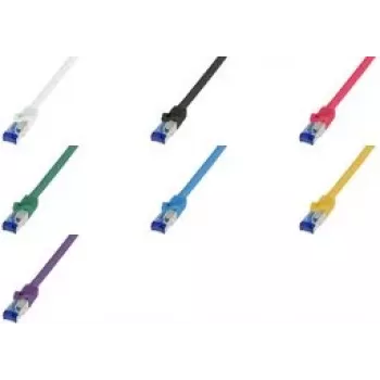 Logilink Professional Ultraflex - Patch-Cable - RJ-45 (M) to RJ-45 (M) - 7.5 m - 6 mm - S/FTP -Cat.7 Raw Cable (Cable) / CAT 6a (Ports) - Halogen-Free, Moulded, Snagless - Blue, RA