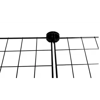 Dog kennel c&c Modular 145×75×37 cm — indoor/outdoor pet crate, modular panel construction, black