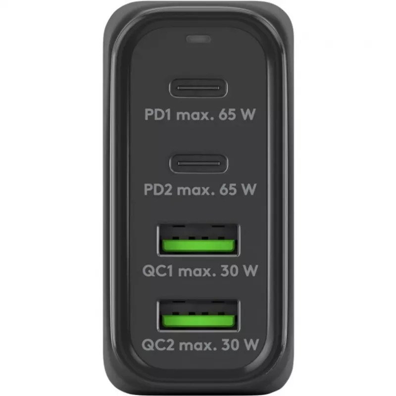 Goobay 64817 Charger for Mobile Devices Headphones - Smartphone - Tablet Black AC Fast Charging Indoor (64817)